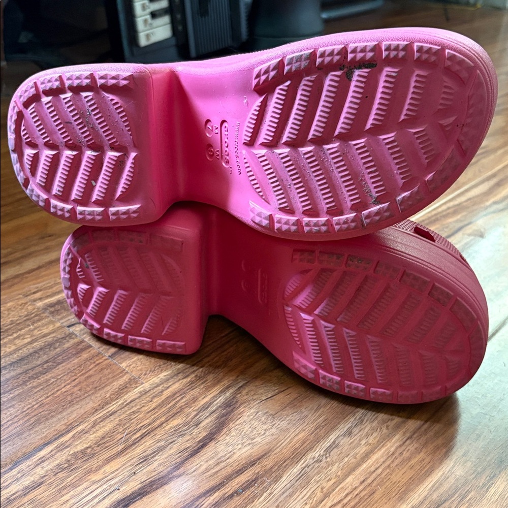 CROCS Pink Siren Clog Platform 9 - Picture 10 of 10